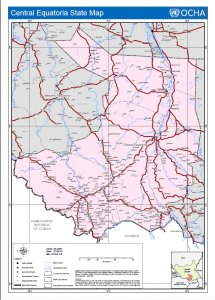 Central Equatoria State map