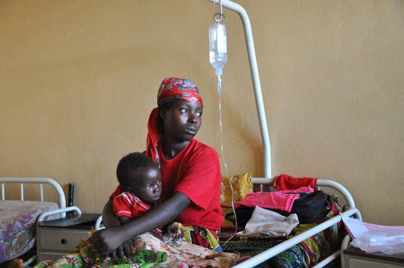 During civil war, a country's health services are at their weakest just when they are needed most. Malaria patients at hospital in Burundi. Photo: UN Development Programme via Flickr