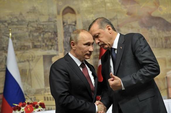 Putin heeded to Erdoğan on 3 December 2012. Photo: The Presidential Press and Information Office
