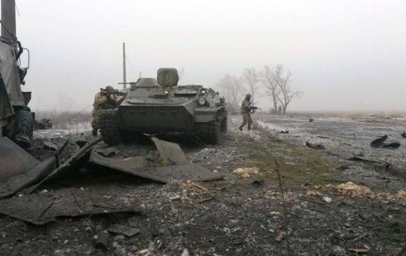 In the fog of winter war in Ukraine.