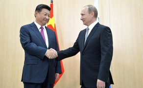 Vladimir Putin and Xi Jinping at the BRICS summit 2015. Photo: Wikimedia Commons