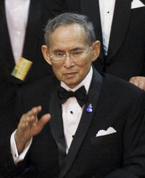 King Bhumibol Adulyadej (Rama IX). Wikimedia Commons